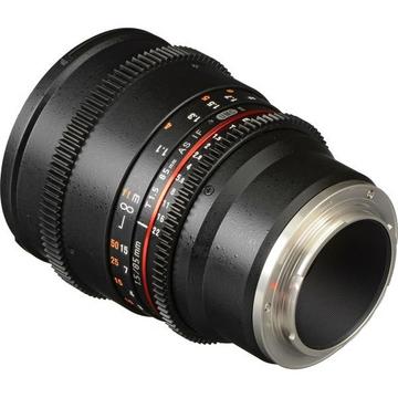 Samyang 85mm T1.5 als ob UMC VDSLR II (Sony E-Mount)