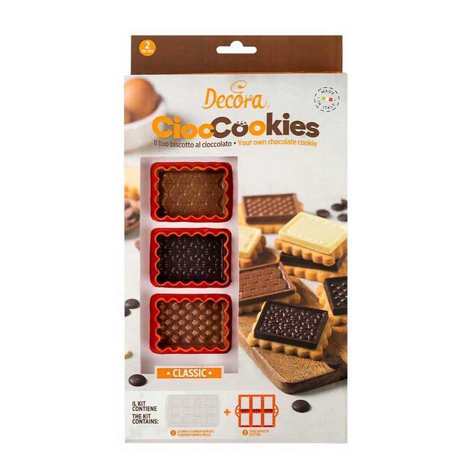 Decora Emporte-pièce pour biscuits au beurre et moule à chocolat  