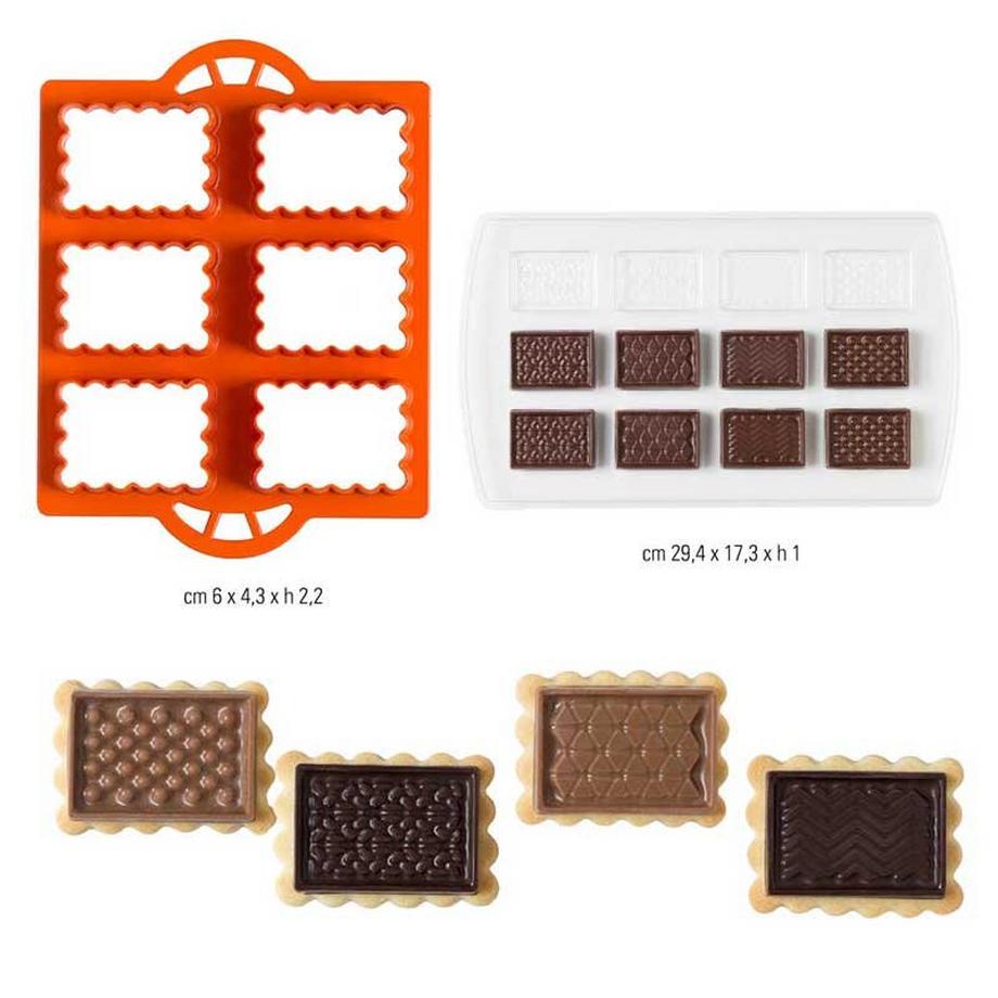 Decora Emporte-pièce pour biscuits au beurre et moule à chocolat  