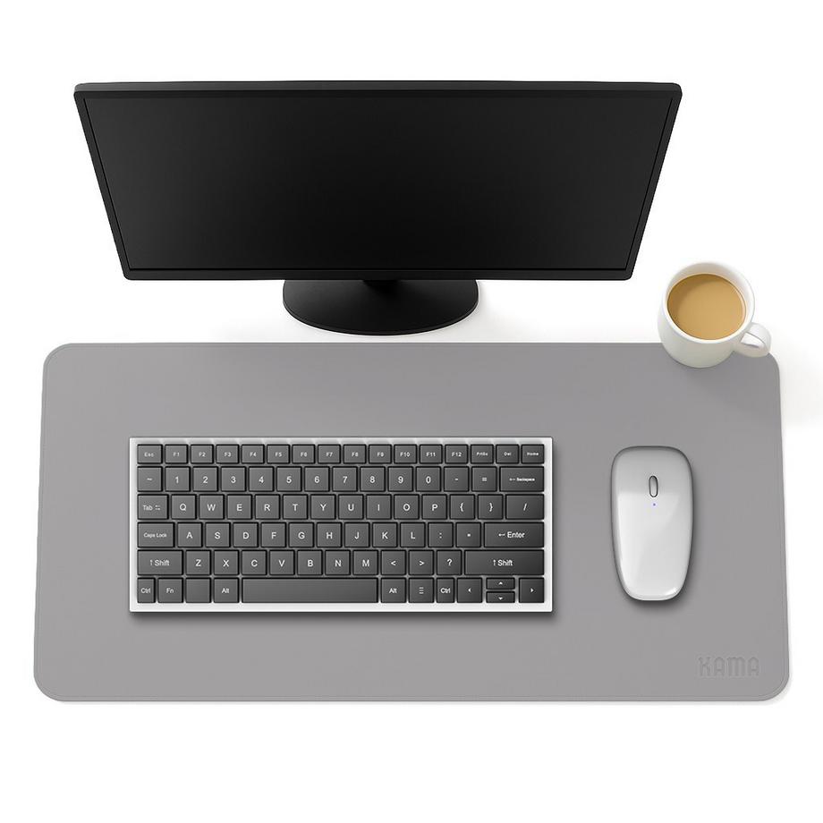 KAMA Tapis de bureau premium (similicuir)  