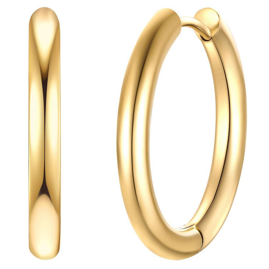 Creolen Edelstahl gelbgold
