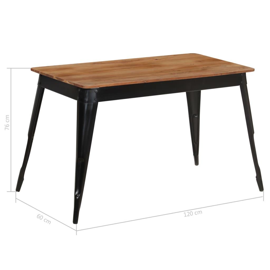 VidaXL Table à manger bois  