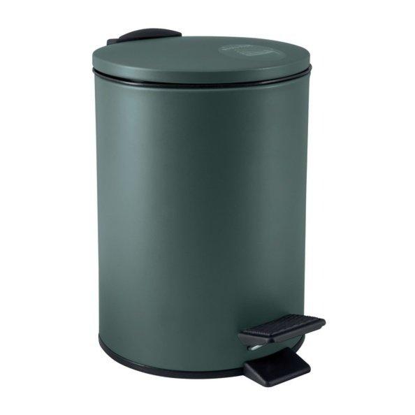 Image of Badezimmer Treteimer Steel ADELAR 3L Dunkelgrün Matt Badezimmer Treteimer Steel ADELAR 3L Dunkelgrün Matt