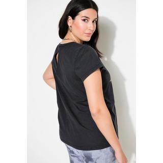 Studio Untold  Sport-Shirt, Classic Fit, Yoga-Motiv, Vintage Look 