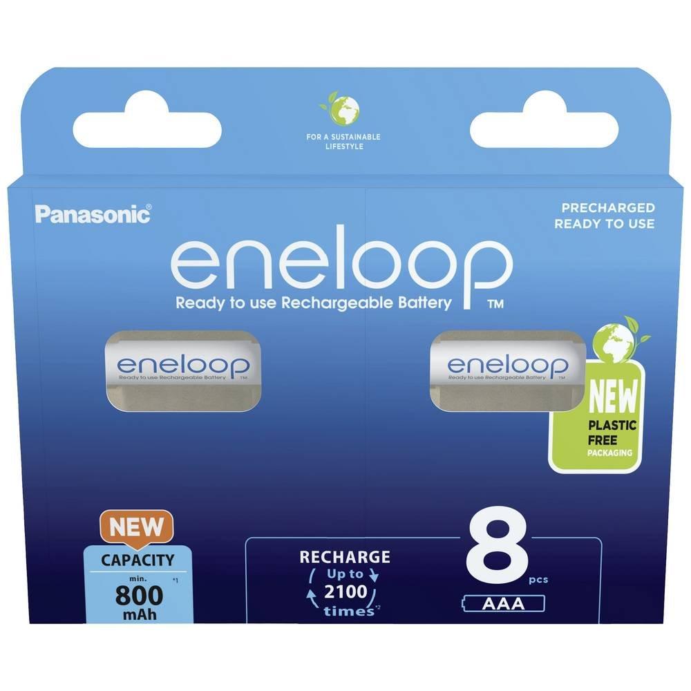 ENELOOP  Batteria ricaricabile Ministilo (AAA) NiMH 8 pz. 800 mAh   HR03 