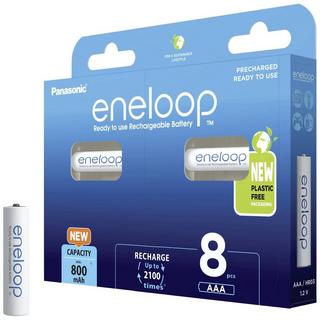 ENELOOP  Batteria ricaricabile Ministilo (AAA) NiMH 8 pz. 800 mAh   HR03 