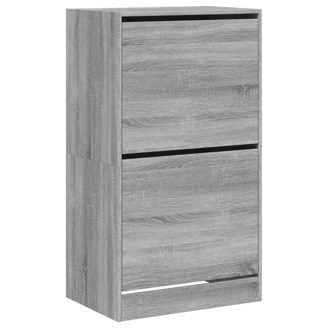 VidaXL - Schuhschrank holzwerkstoff, One Size, Grau