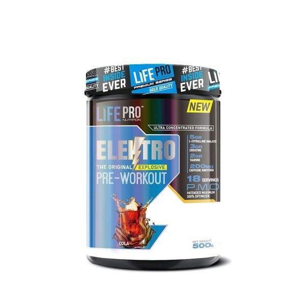 Image of Elektro Pre-workout 500g Life Pro | Cola Unisex Braun ONE SIZE