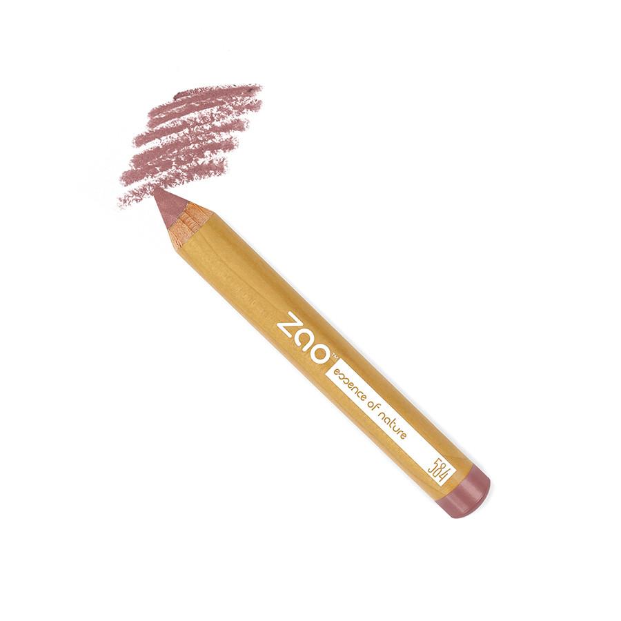 ZAO MAKEUP  Crayon Jumbo Lèvres & Joues - Certifié bio, vegan et rechargeable 