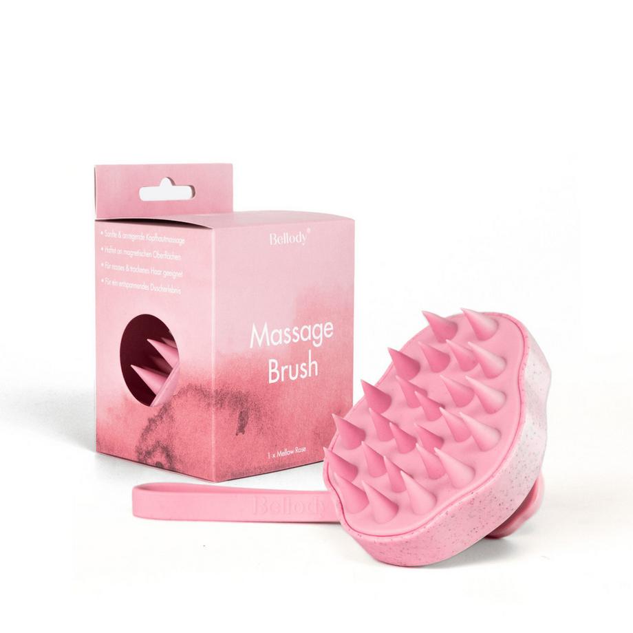 Brosse de massage pour la tête Rose