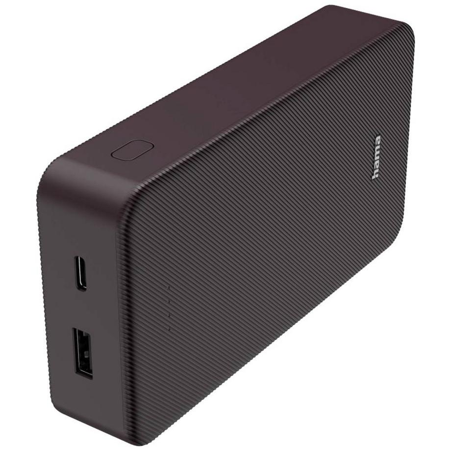 Power Pack Colour 20, 20000mAh, 2 Ausgänge: USB-C, USB-A, Pflaume