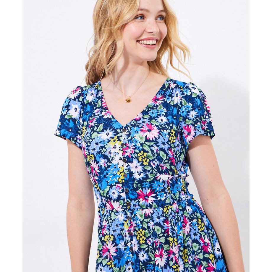 Joe Browns Robe Florale Taille Froncée  