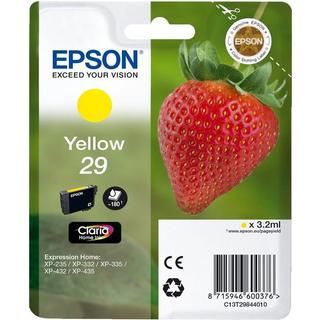 EPSON  Strawberry Singlepack Yellow 29 Claria Home Ink 