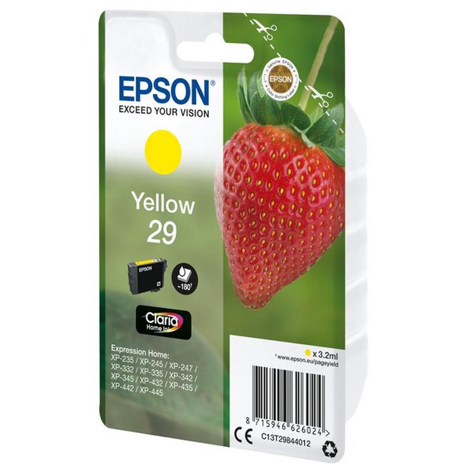 EPSON  Cartuccia Epson Originale T2984, 29 Giallo C13T29844012 