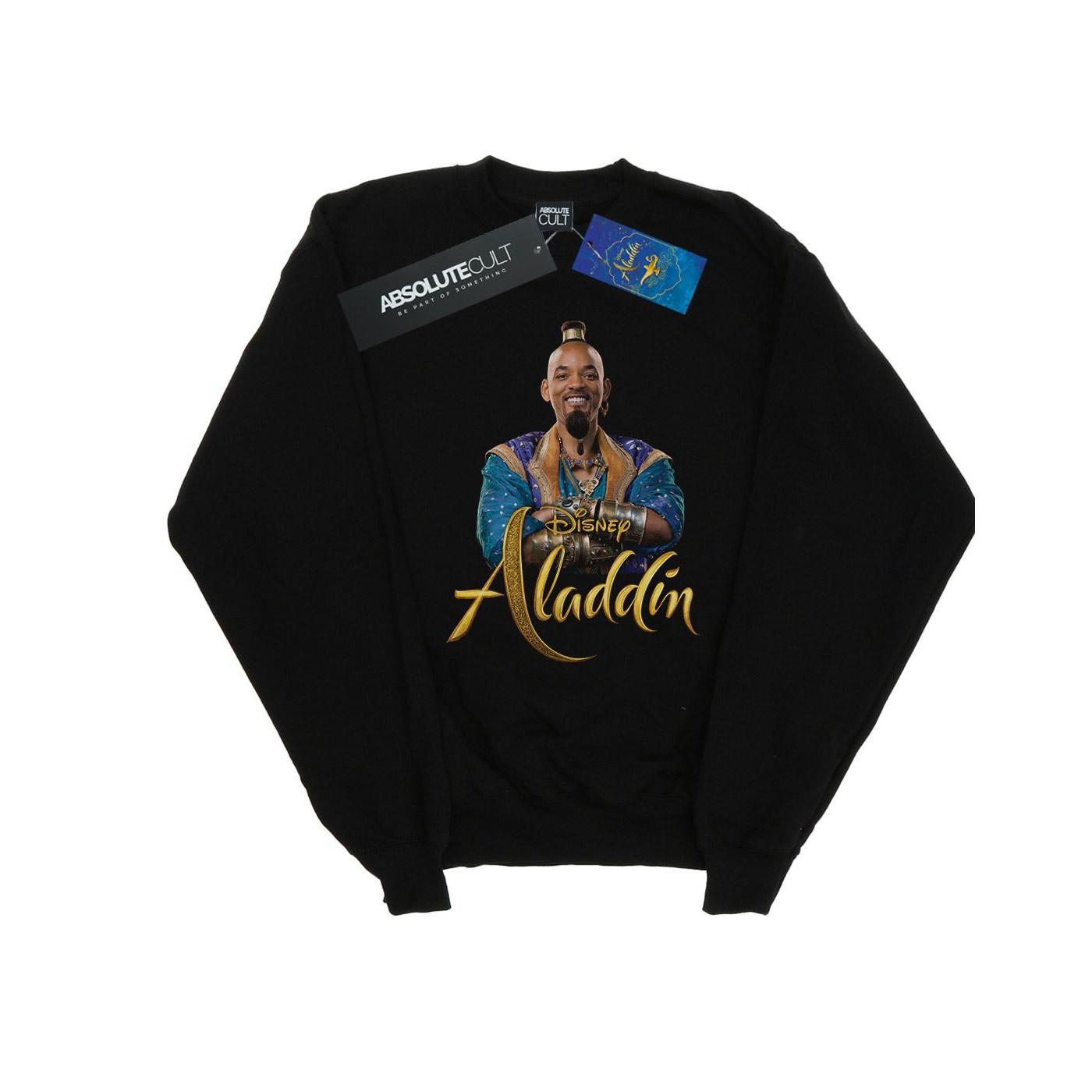 Image of Aladdin Movie Genie Photo Sweatshirt Mädchen Schwarz 116