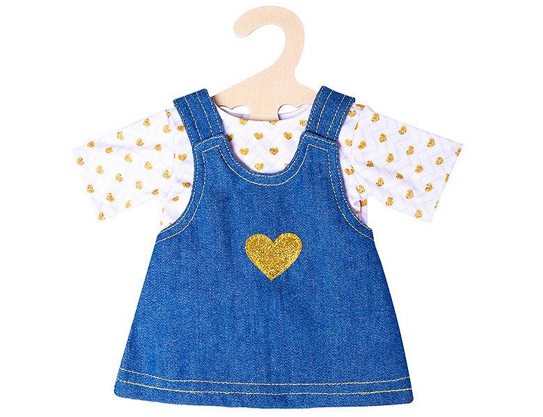 Image of Jeanskleid Goldstück mit T-Shirt (35-45cm)