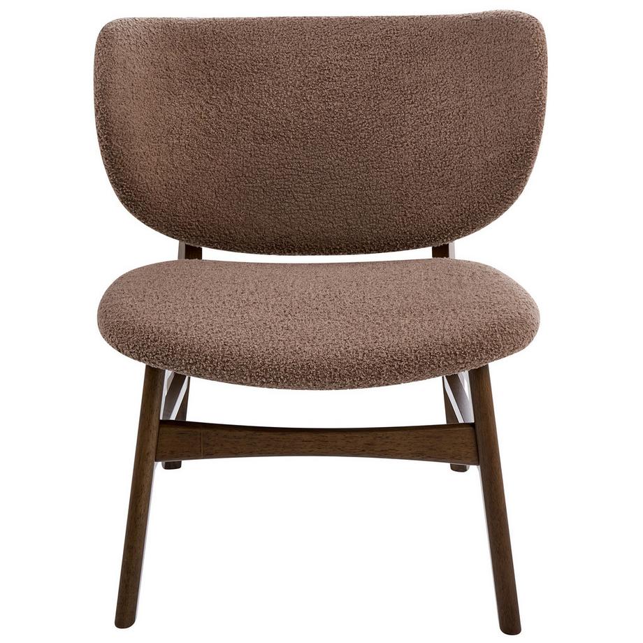 Beliani Fauteuil en Bouclé Traditionnel DAY  