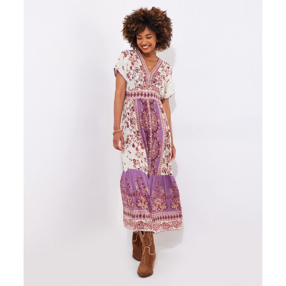 Joe Browns Florales Bordürenmuster Maxikleid  