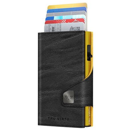 Tru Virtu CLICK & SLIDE Caramba Jaune Or Portefeuille  