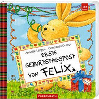 Erste Geburtstagspost von Felix Langen, Annette; Droop, Constanza (Illustrationen) Gebundene Ausgabe 