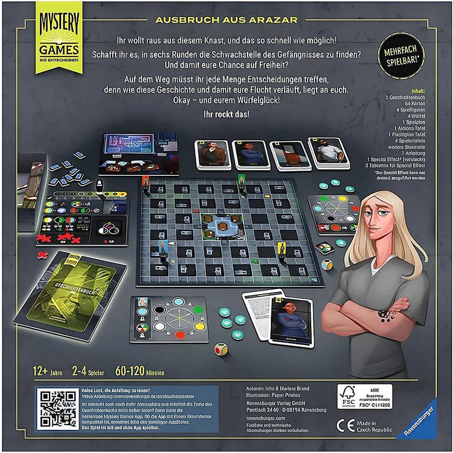 Ravensburger  Mystery Games Der Ausbruch aus Arazar 