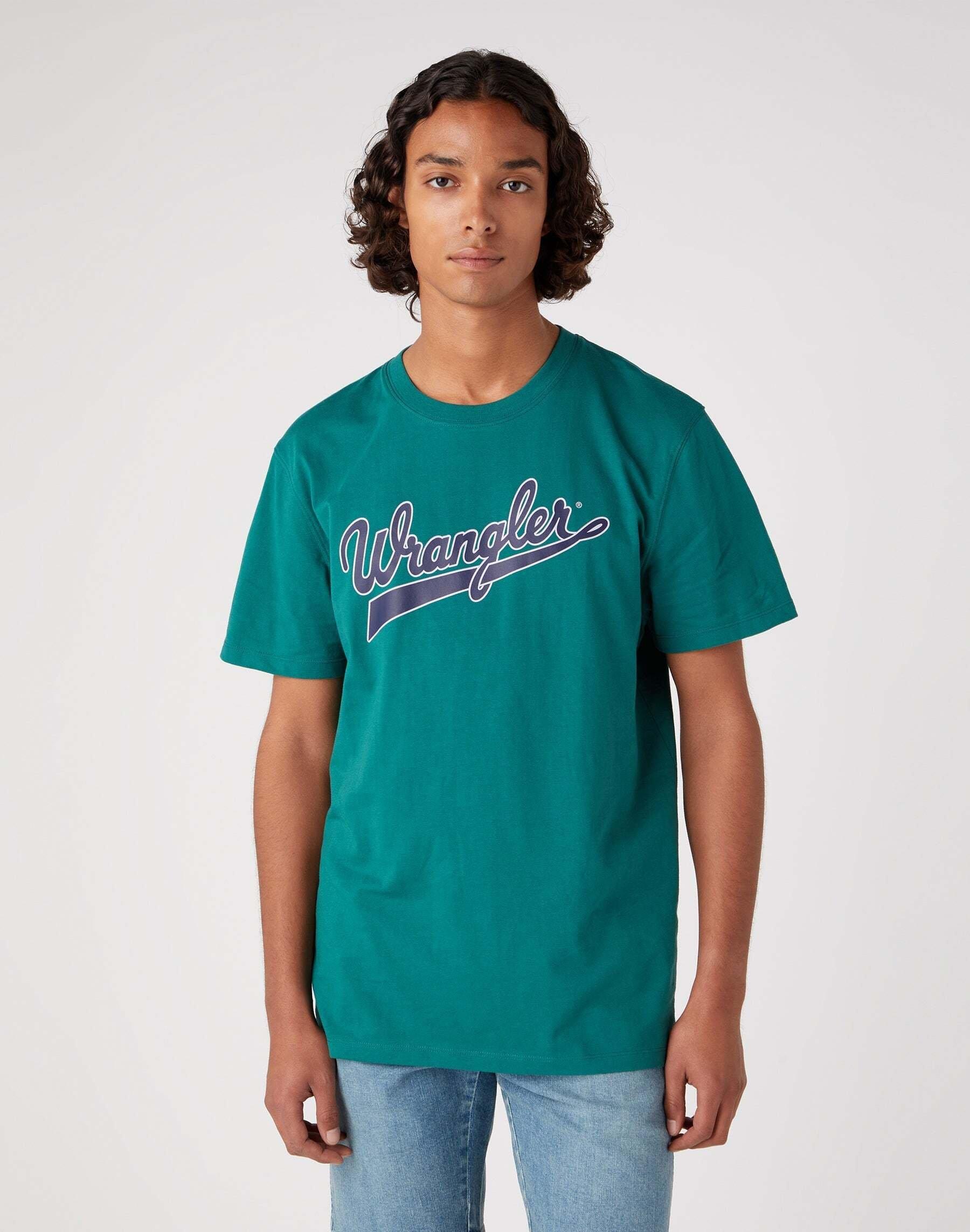 Image of T-shirts Branded Tee Herren Grün XL