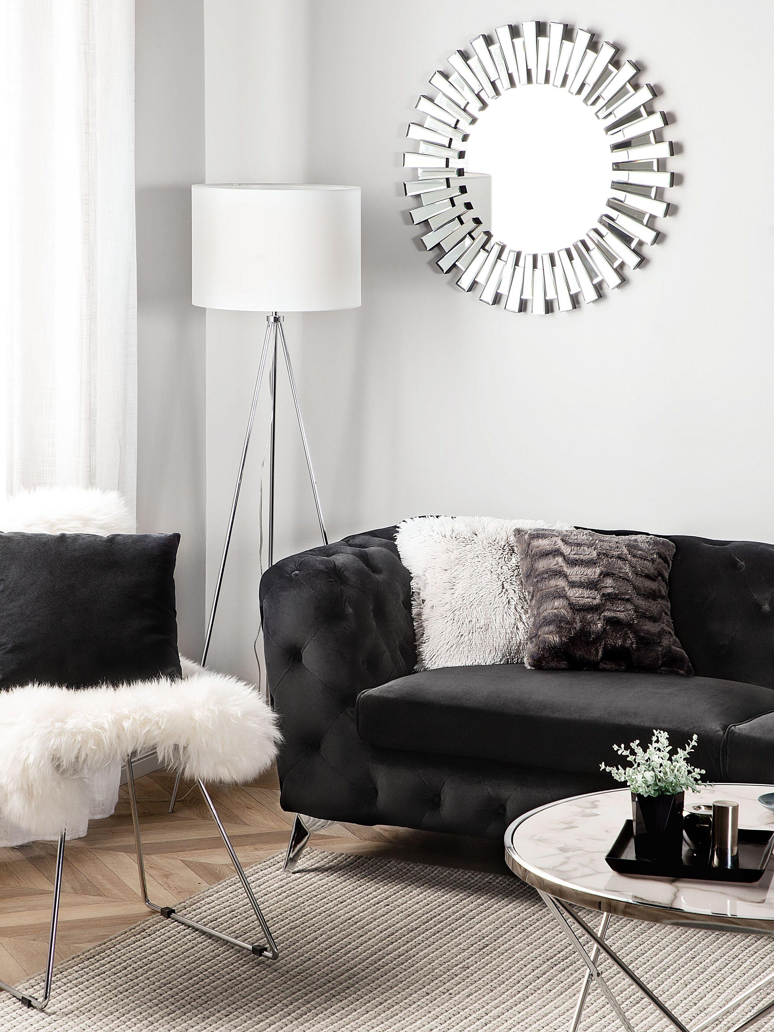 Beliani 3 Sitzer Sofa aus Samtstoff Modern SOTRA  