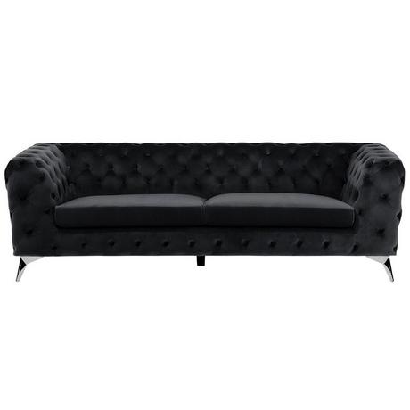 Beliani 3 Sitzer Sofa aus Samtstoff Modern SOTRA  