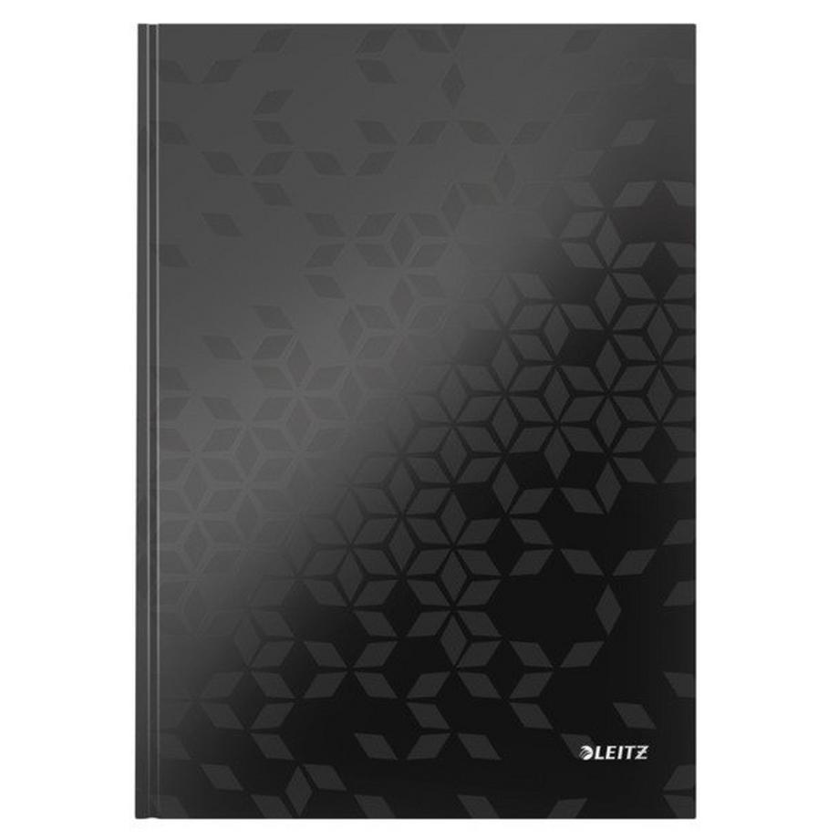 Leitz LEITZ Notizbuch WOW A4 4625-10-95 liniert, 90g schwarz  