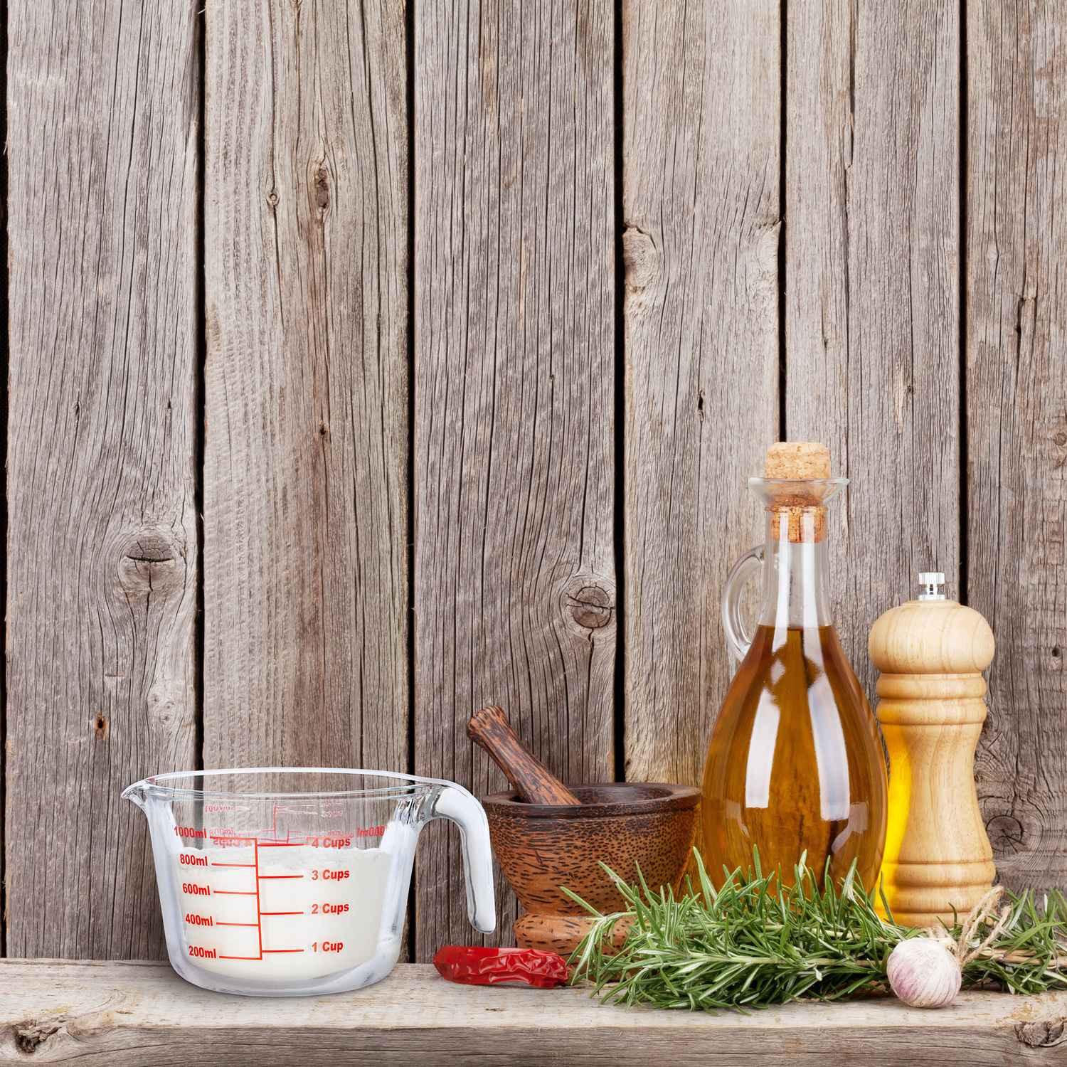 B2X Caraffa graduata in vetro da 1000 ml  