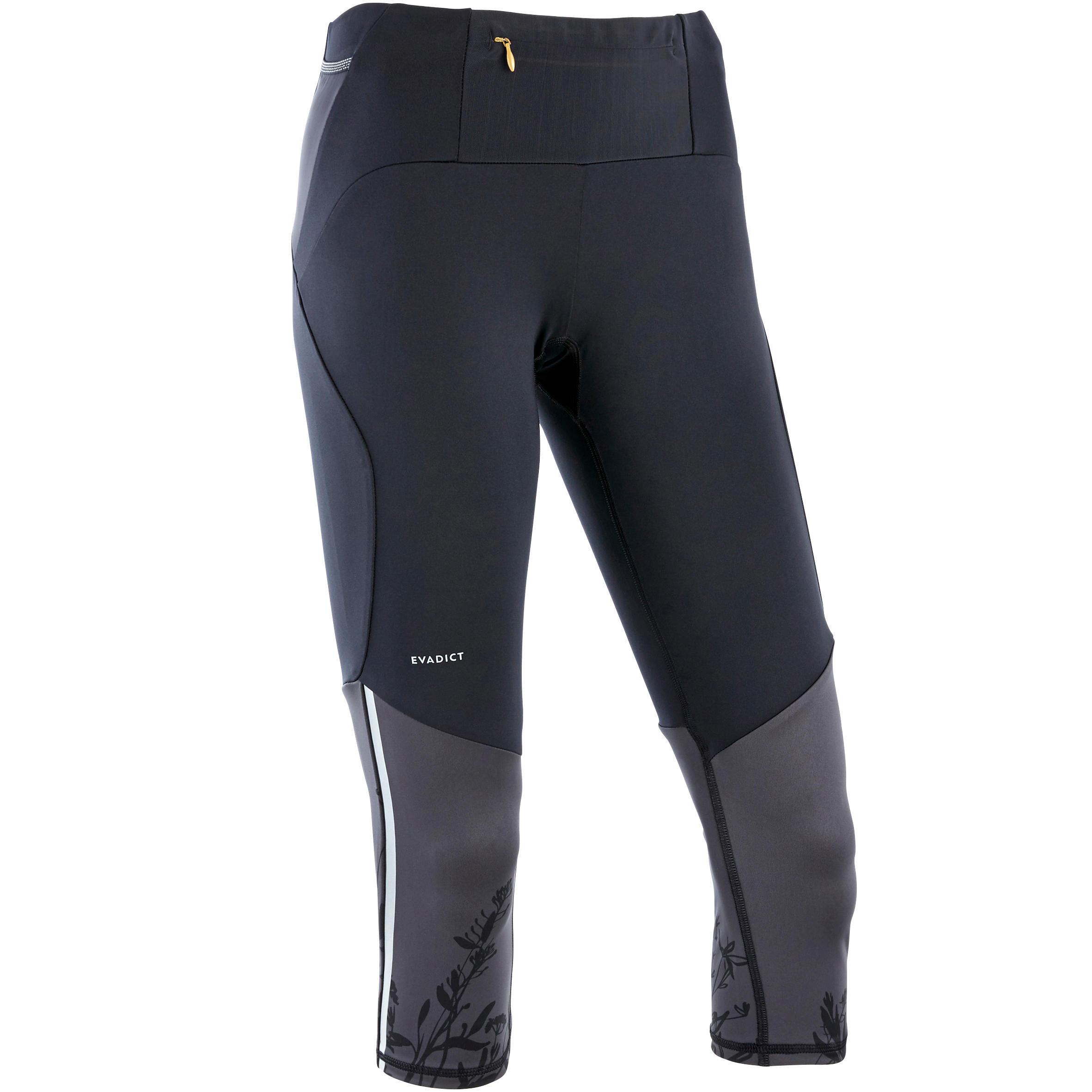 Image of 3/4-lauftights - Unisex Gewittergrau XXS