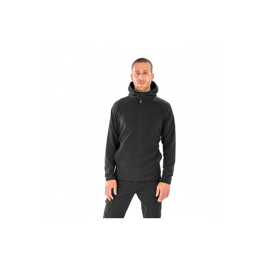 Result Kapuzenjacke aus recyceltem Mikrofleece  