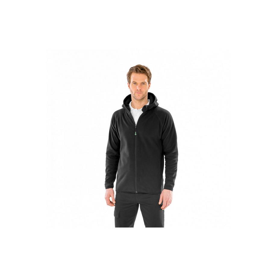 Result Kapuzenjacke aus recyceltem Mikrofleece  