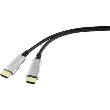 SpeaKa Professional HDMI Cavo Spina HDMI-A, Spina HDMI-A 30.00 m Nero SP-9019352 Schermato Cavo HDMI