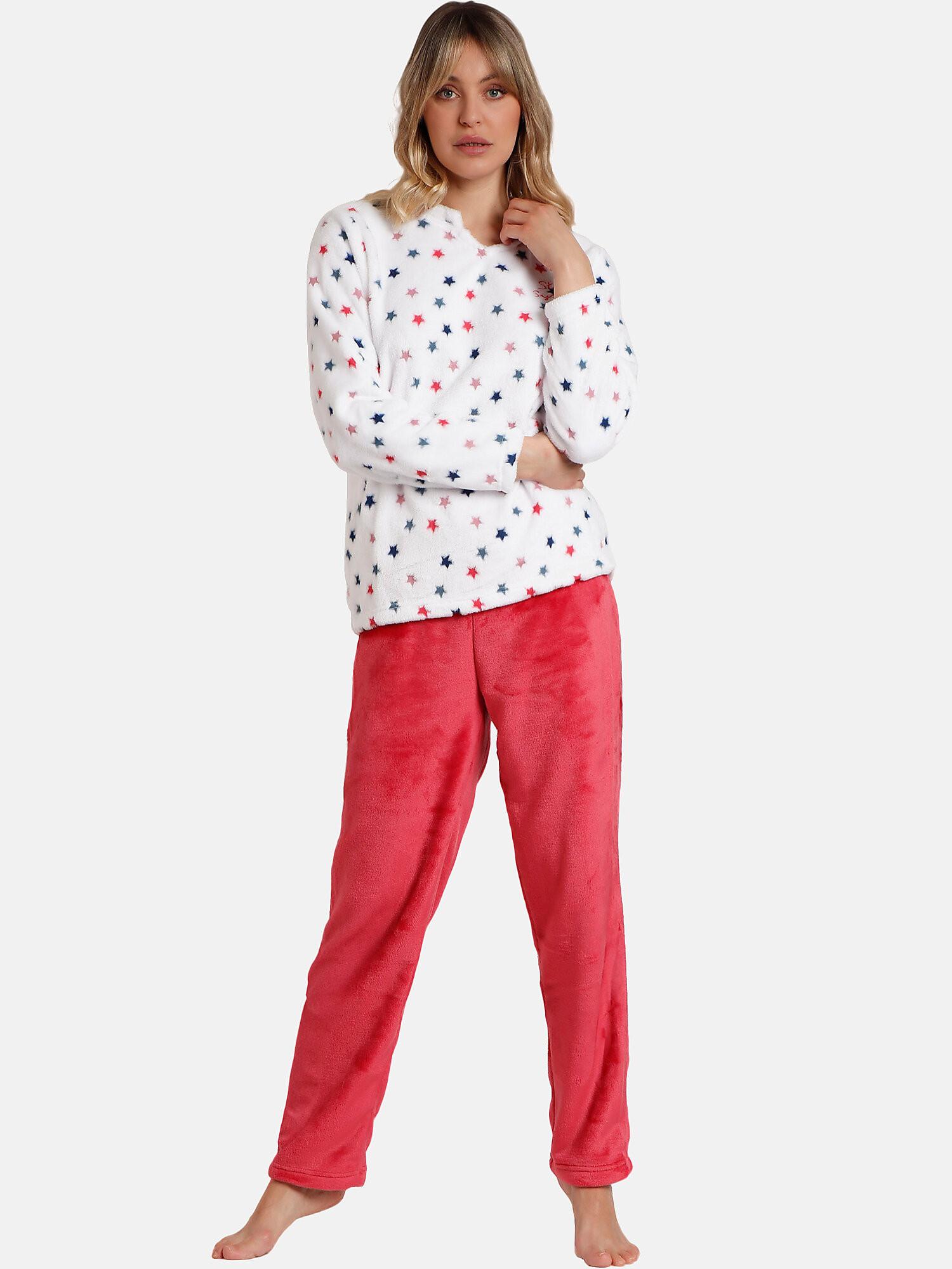 Admas  Pyjama pantalon haut manches longues Star 