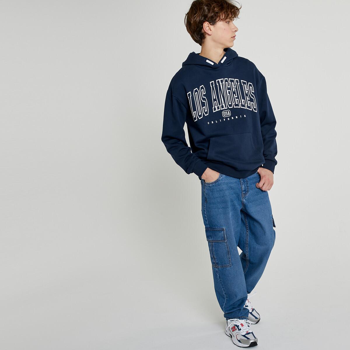 La Redoute Collections  Sweat à capuche oversize en molleton 