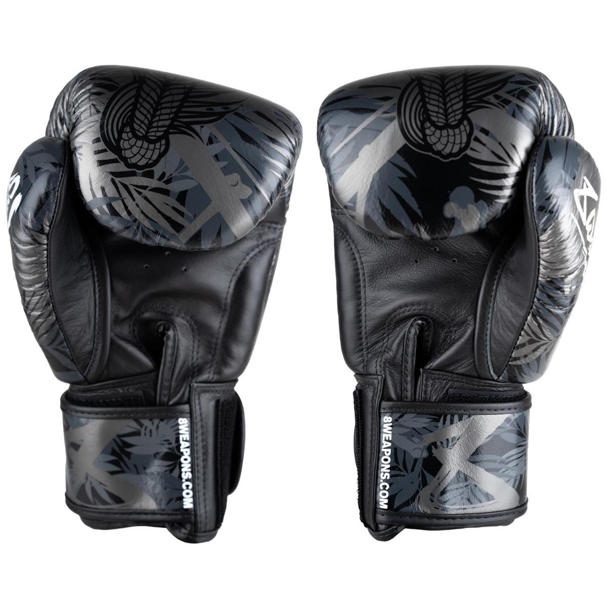 8WEAPONS  8 WEAPONS Boxing Gloves - Bone Island black 10 Oz 