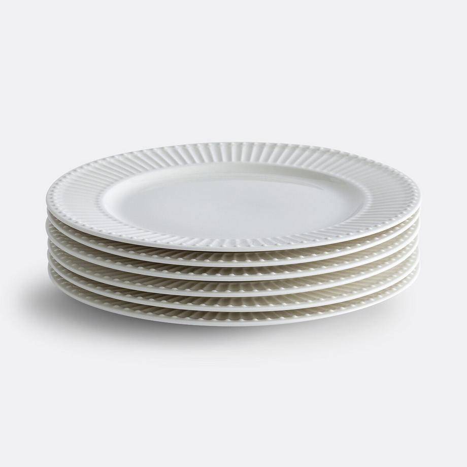La Redoute Intérieurs Lot de 6 assiettes plates en porcelaine  