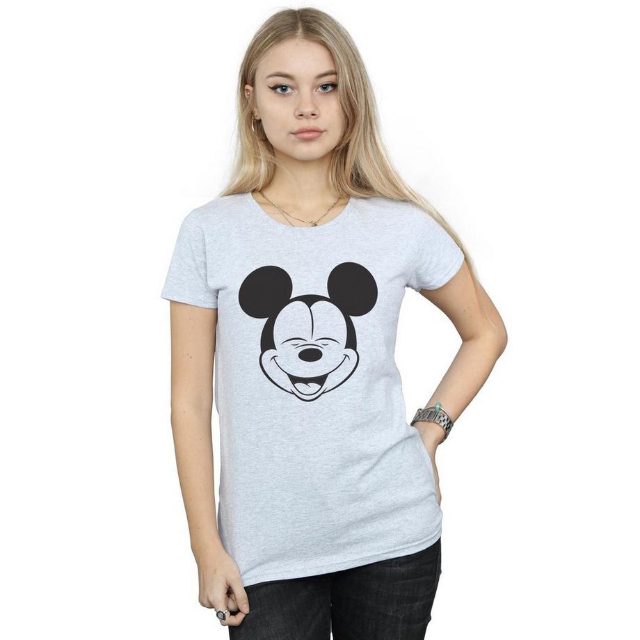 Disney Mickey Mouse T-Shirt Visage Souriant  