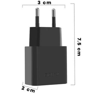 SONY  Sony USB-Netzteil 15W, Schwarz 