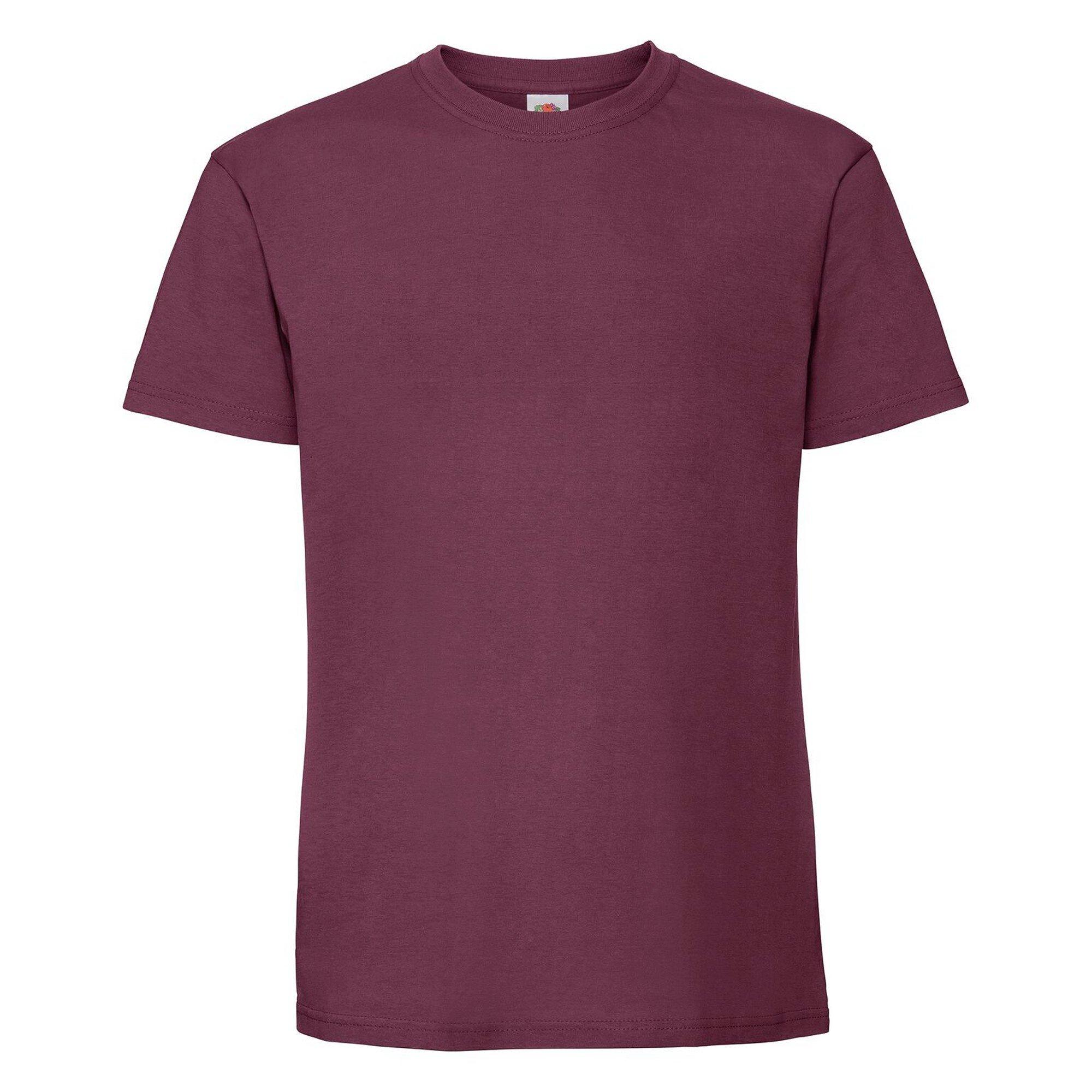 Image of Premium Tshirt Herren Weinrot XXL