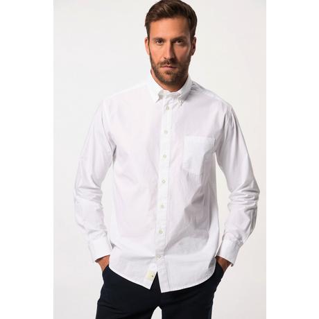 JP1880  Camicia con maniche lunghe, colletto button-down e cotone biologico certificato secondo il GOTS 