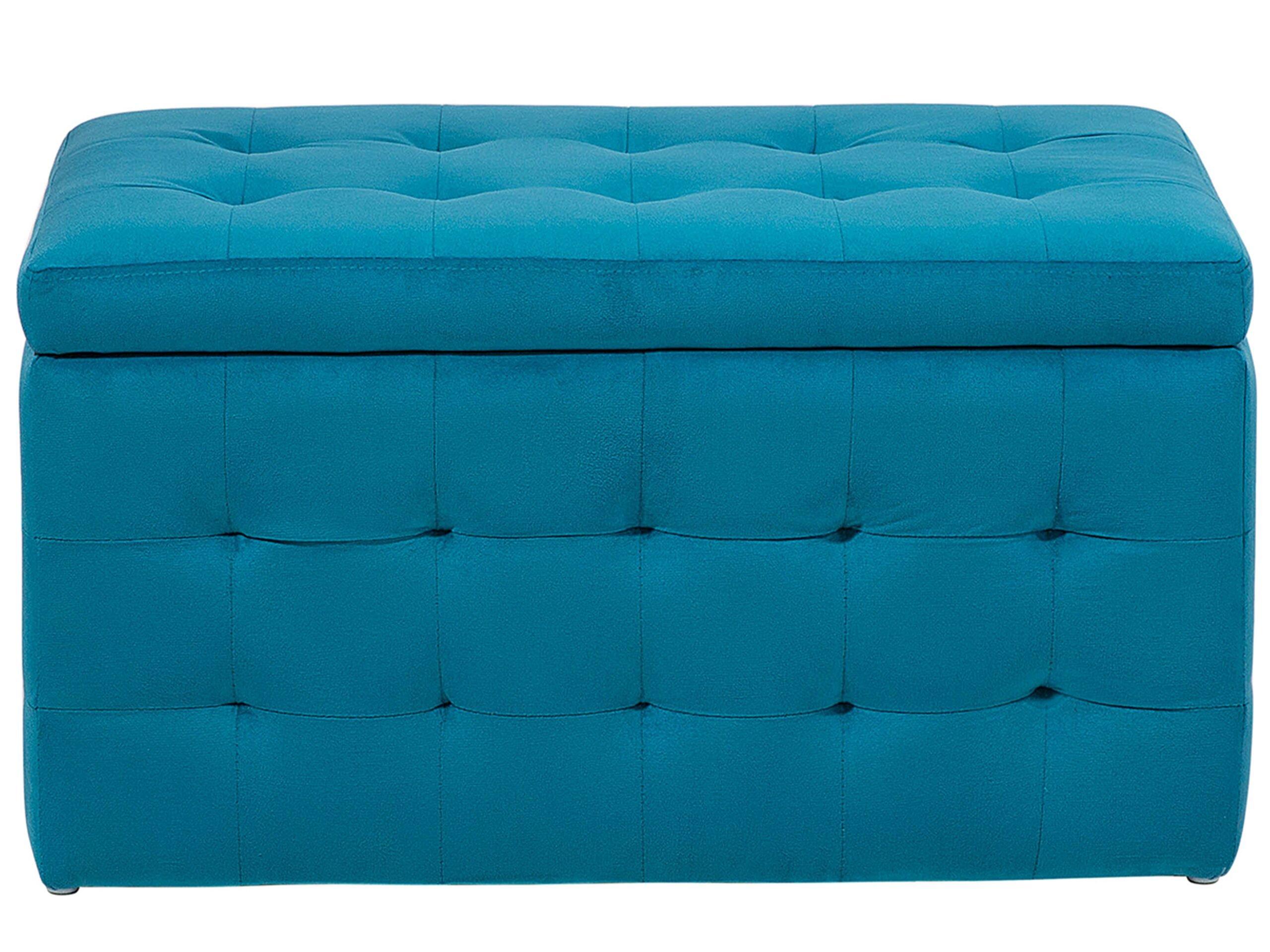 Beliani Ottoman en Velours Glamour MICHIGAN  