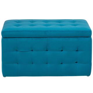 Beliani Ottoman en Velours Glamour MICHIGAN  