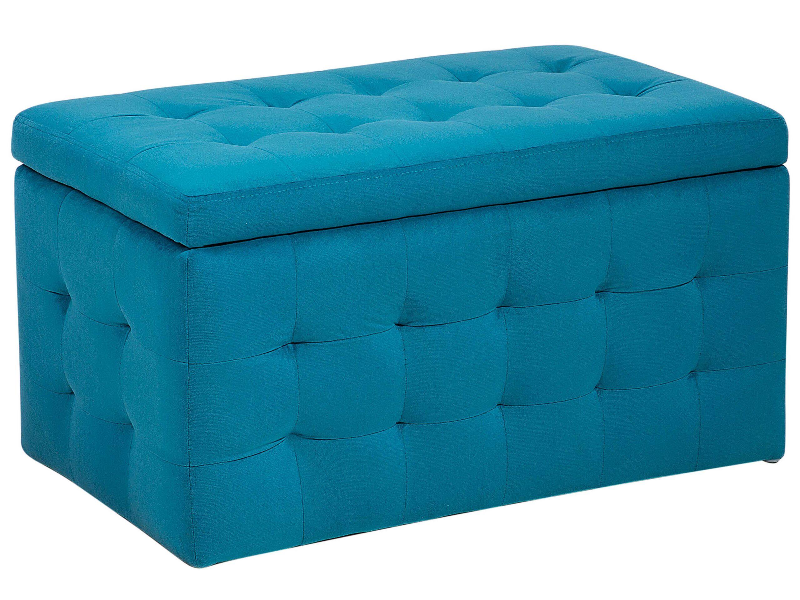 Beliani Ottoman en Velours Glamour MICHIGAN  