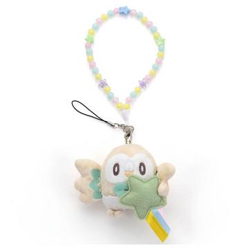 Pokemon PokePeace Strap Hoshizora Ver Rowlet Plush