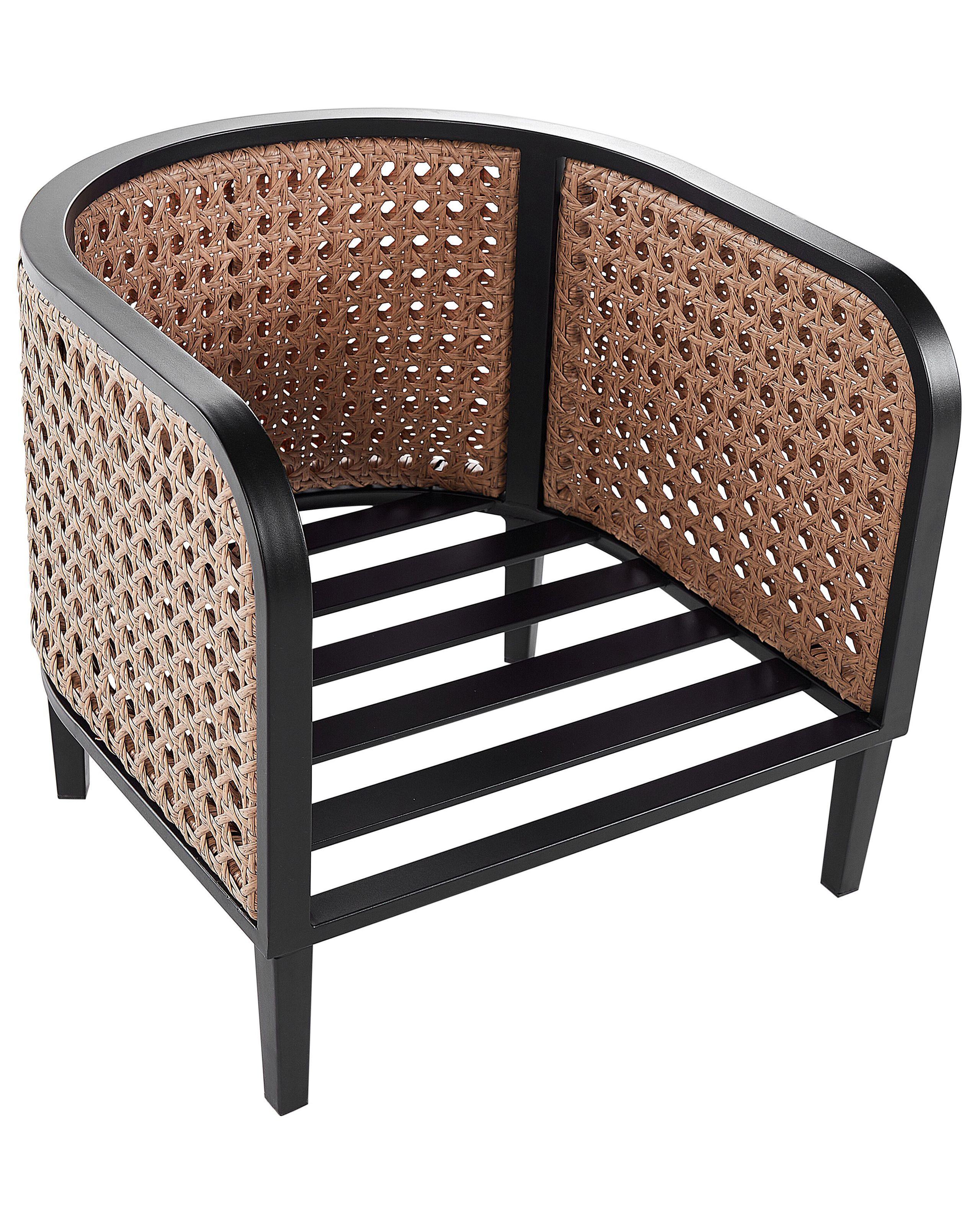 Beliani  Fauteuil de jardin en Aluminium Boho MONTEFALCO 