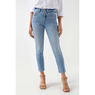 Salsa  Jeans Faith Light Wash Button Detail 