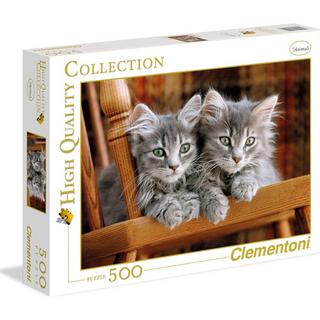 Clementoni  Puzzle Katzen auf Stuhl (500Teile) 