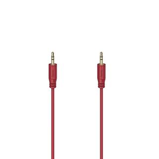 hama  Hama Flexi-Slim Audio-Kabel 0,75 m 3.5mm Rot 